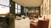 Bar à vin dans des appartements de luxe