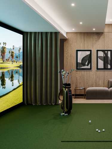 Simulateur de golf intérieur